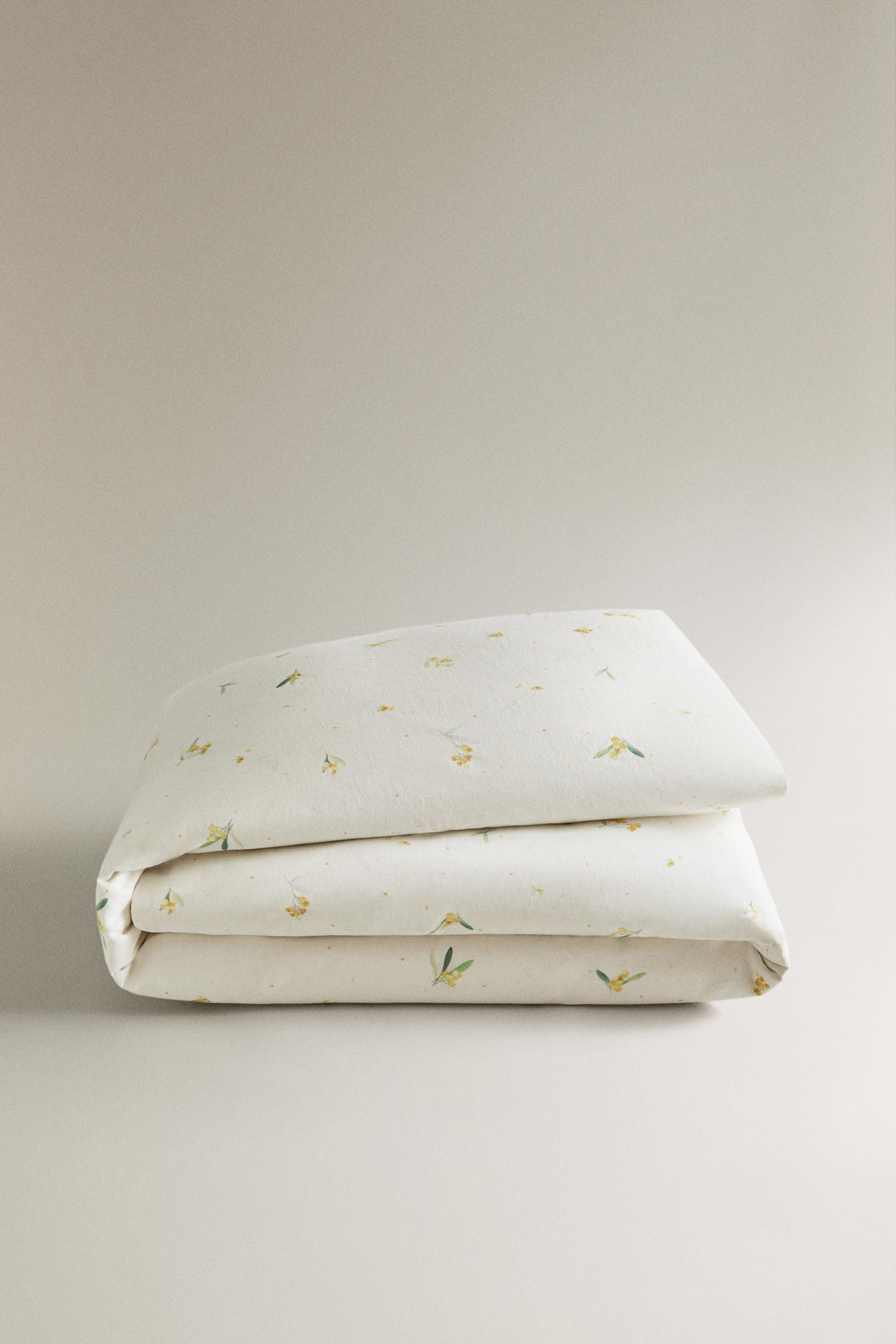 LINEN AND COTTON MIMOSA DUVET COVER